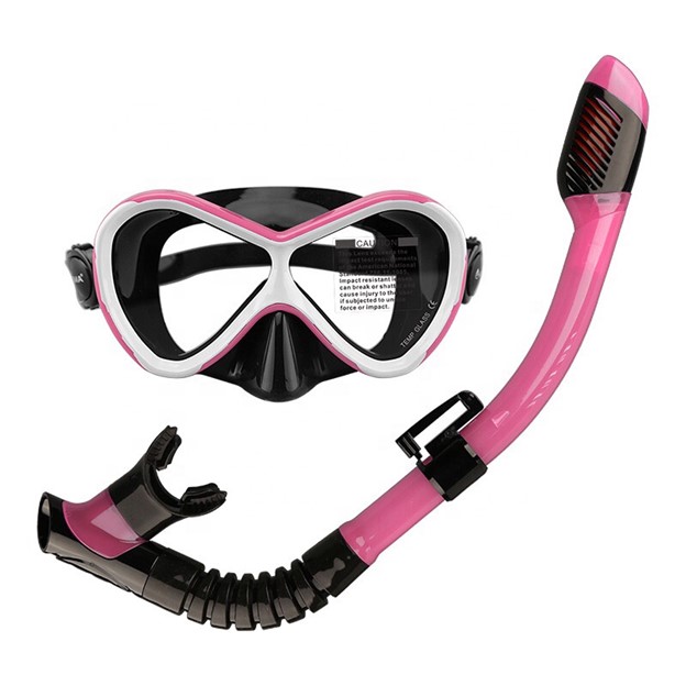 Kids Snorkeling Mask with tube - Pink